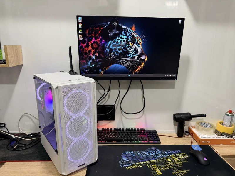 Компьютер  Білий Геймер Ryzen 7+32ddr+ssd  м2 1тб+MSI RTX 4060 — фото 2