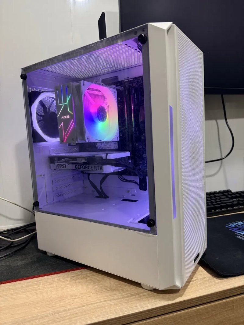Компьютер  Білий Геймер Ryzen 7+32ddr+ssd  м2 1тб+MSI RTX 4060 — фото 3