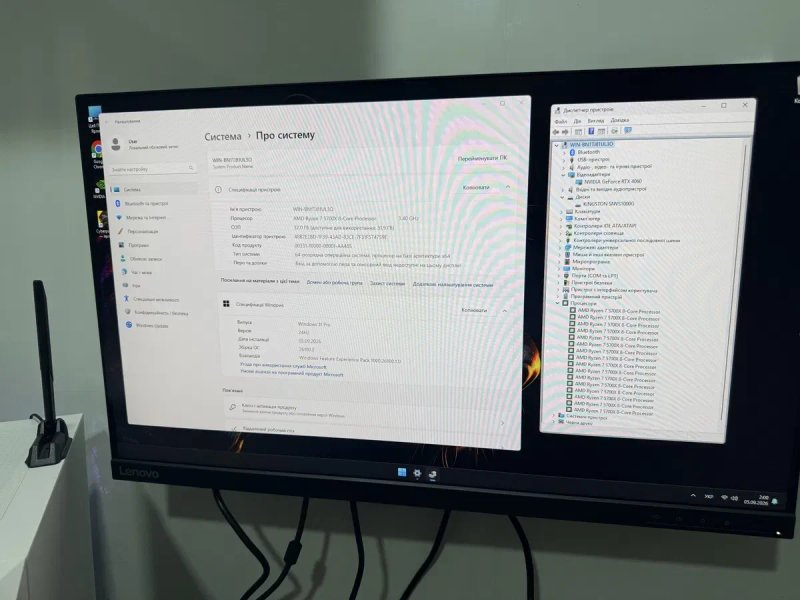 Компьютер  Білий Геймер Ryzen 7+32ddr+ssd  м2 1тб+MSI RTX 4060 — фото 7
