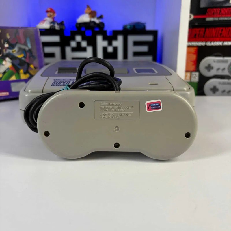 Консоль Nintendo SNES SNSP-001A + Геймпад SNES Japan Style Б/У Приставка Нінтендо СНЕС ретро з контролер асортимент снес нес консолі — фото 5