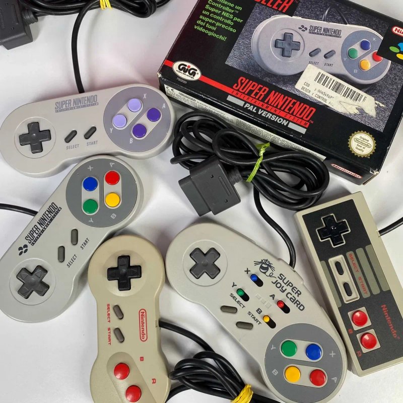 Консоль Nintendo SNES SNSP-001A + Геймпад SNES Japan Style Б/У Приставка Нінтендо СНЕС ретро з контролер асортимент снес нес консолі — фото 6