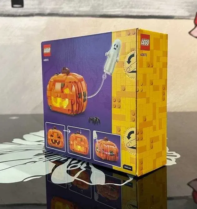 Конструктор LEGO 40872 Гелловінський гарбуз-ліхтар — фото 3