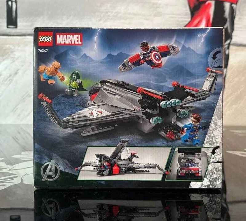 Конструктор LEGO Super Heroes Marvel 76347 Месники: Судний день Квінджет — фото 2