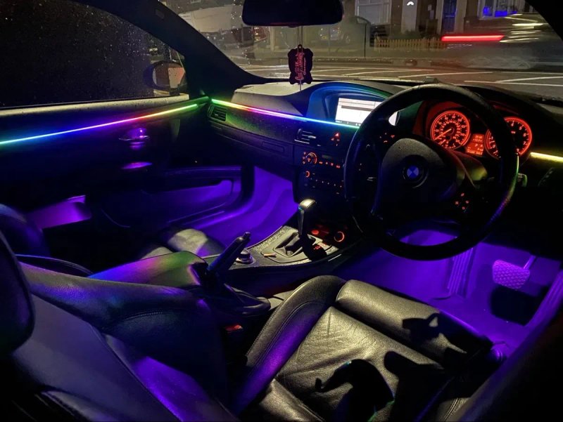 Контурна підсвітка салону Ambient Light (Чорна) — фото 7