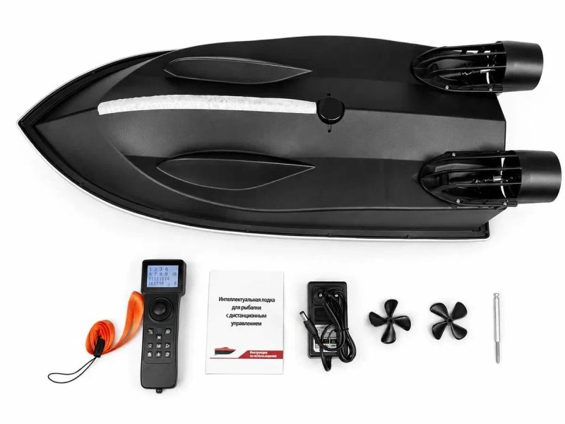 Кораблик риболовлі D80B/E GPS 100 точок 12V 46800 mAh Карповий Прикормочний для завозу прикормки для рибалки Карповый Рибацький рыбалки Рыболовный — фото 8