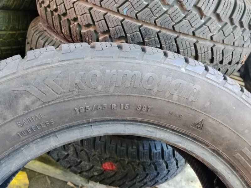 Kormoran 185 65 r15 4шт шини зимові б'у резина з Європи — фото 4
