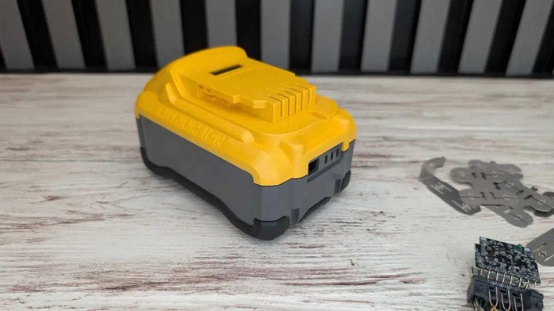 Корпус для акумулятора з платою DeWalt 18v/20v DCB2108 DCB208 DCB206 (21700) — фото 4