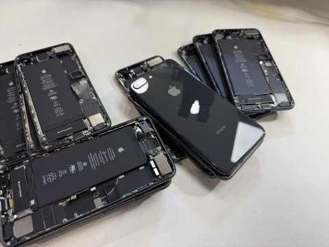 Корпус iPhone 8 Plus Space Gray оригінальний крышка стекло оригінал чорний айфон 8 розборка ремонт оригинальный разборка + плюс запчасти камера шлейф