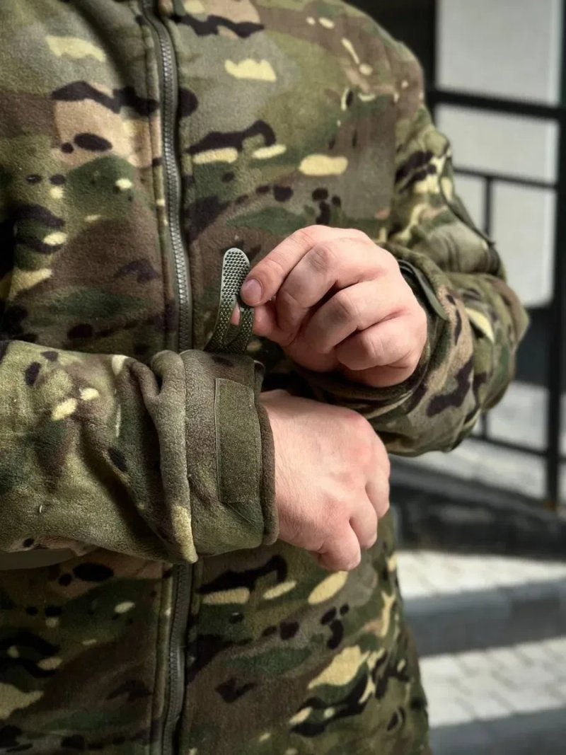 Костюм флісовий зимовий на хутрі мультикам тактичний кофта штани — фото 3