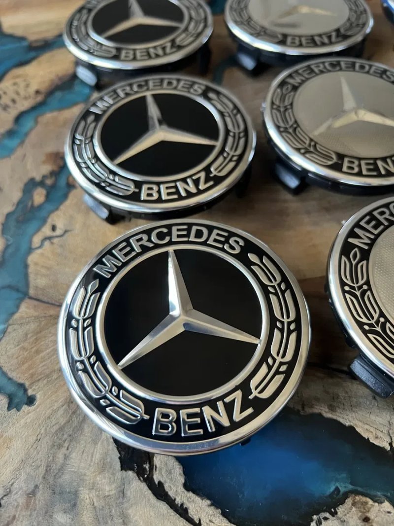 Ковпачки заглушки 75мм. для дисків Mercedes-Benz — фото 4