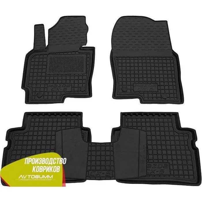Коврики MAZDA M-6/M-3/CX-3/CX-5/CX-7/CX-9/ резиновые автогум салон — фото 2