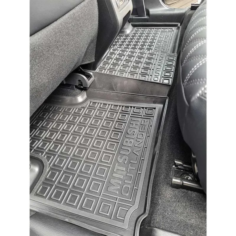 Коврики Mitsubishi Outlander 2012-2020 / 2020-2024 автогум резиновые — фото 4