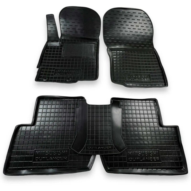 Коврики Mitsubishi Outlander 2012-2020 / 2020-2024 автогум резиновые — фото 8