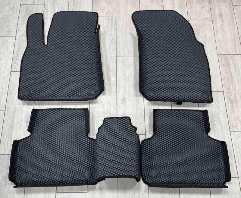 Коврики в салон 3D для Audi Q7 Q5 Q8 Q3 A4 A6 A7 A5 A8 килимки EVA / автоковрики для ауди / ева коврики с бортиками для ауди — фото 3