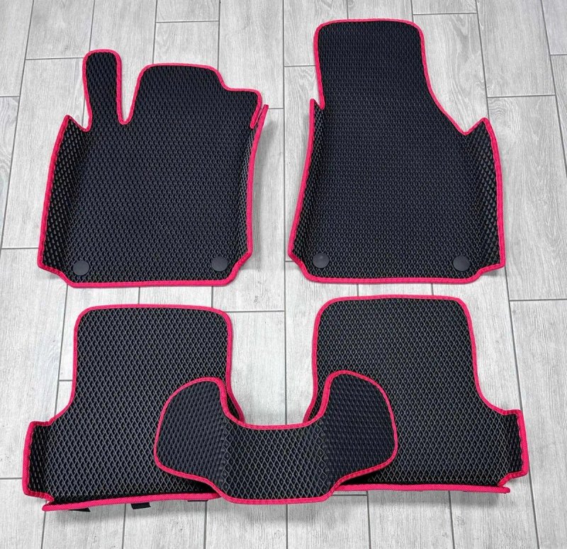 Коврики в салон 3D для Audi Q7 Q5 Q8 Q3 A4 A6 A7 A5 A8 килимки EVA / автоковрики для ауди / ева коврики с бортиками для ауди — фото 8