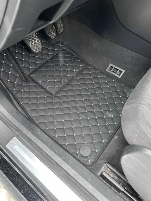 Коврики в салон Екошкіра для Audi (A4 B4 B5 B6 B7 B8 B9) Экокожа