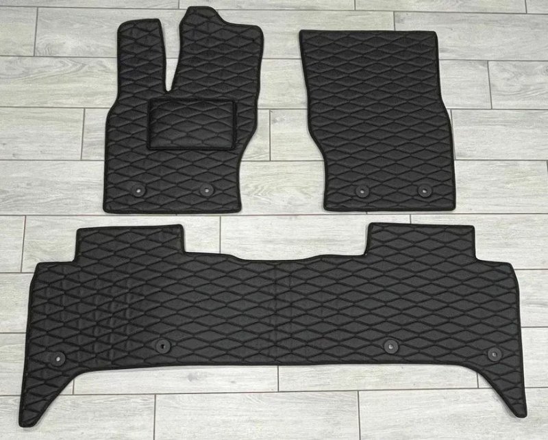Коврики в салон Екошкіра,для Range Rover Evogue,Vogue,Velar,Range Rover Sport / Land Rover Discovery Sport автоковрики экокожа / коврики кожаные — фото 3