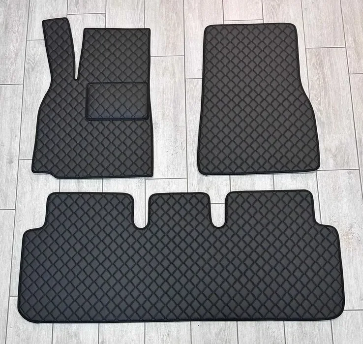 Коврики в салон екошкіра экокожа для Tesla Model 3 / Model S / Model Y — фото 3