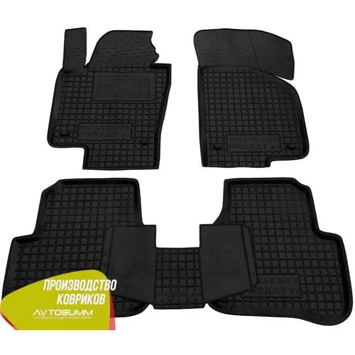 коврики Volkswagen Passat B6 B7 B8 Америка B3 B4 B5 автогум резиновые — фото 4