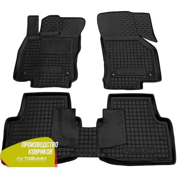 коврики Volkswagen Passat B6 B7 B8 Америка B3 B4 B5 автогум резиновые — фото 5