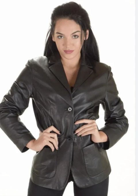 Кожаний піджак Easy Wear