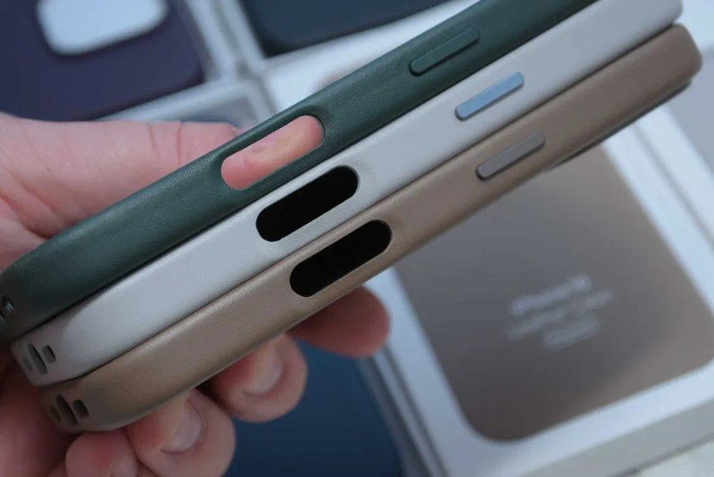 Кожаный чехол Leather Case iphone 18 17 15 pro max magsafe animation — фото 3