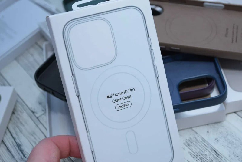 Кожаный чехол Leather Case iphone 18 17 15 pro max magsafe animation — фото 6
