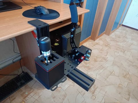 Крепление сетап Oddor для Sim Rasing на ПК ( Shifter,КПП ,Ручник,Секвенталка)
