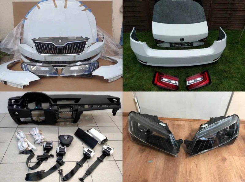 Кришка багажника запчастини бу з розборки Шкода Skoda Superb II III IV Octavia A7 A8 Fabia 2 3 Kodiaq Karoq Kamiq Enyaq Citigo Rapid Scala Yeti та ін. — фото 6