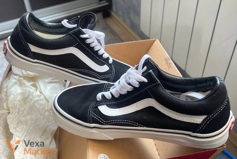 Кросівки Vans Old Skool Black/White — фото 4