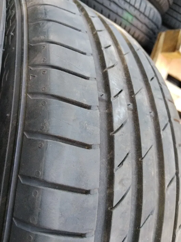 Kumho 205 55 r17 2шт шини літні б'у резина з Європи — фото 3