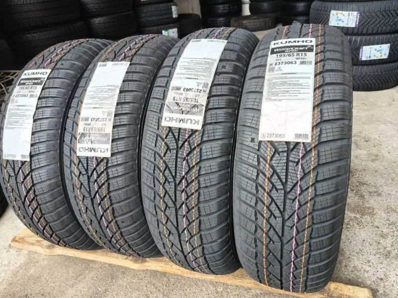 Kumho Winter Craft WP52+ 195/65r15 made in Korea 26рік, ЗИМА НОВІ (8,3мм) — фото 2