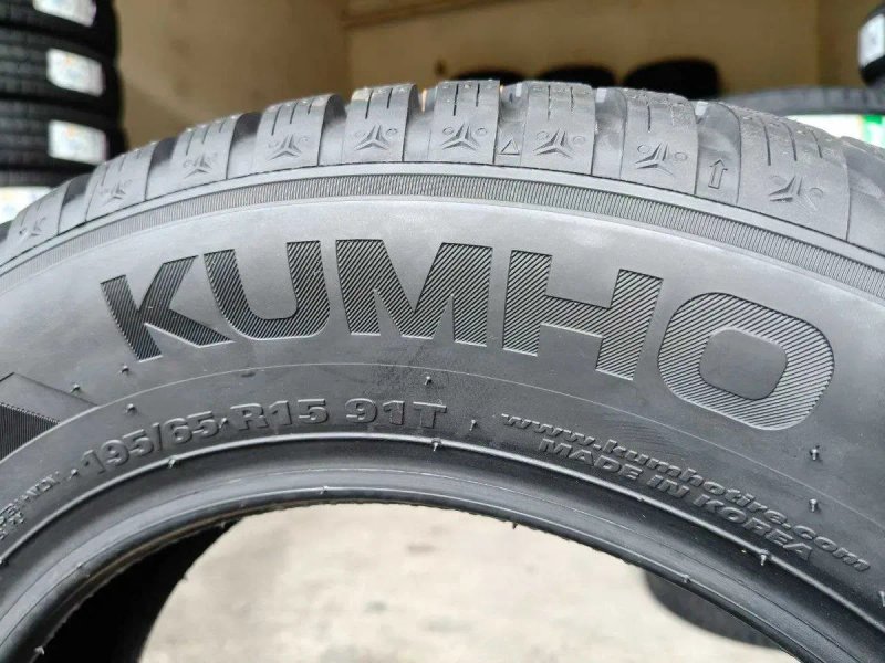 Kumho Winter Craft WP52+ 195/65r15 made in Korea 26рік, ЗИМА НОВІ (8,3мм) — фото 5