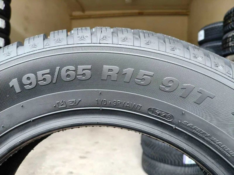 Kumho Winter Craft WP52+ 195/65r15 made in Korea 26рік, ЗИМА НОВІ (8,3мм) — фото 7