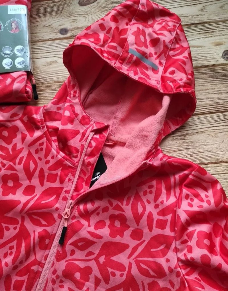 Куртка софтшел дитяча підліткова Rocktrail Waterproof Softshell Red Coral ОРИГІНАЛ — фото 2