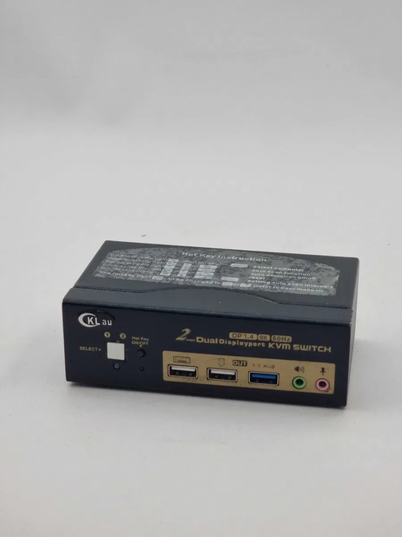 KVM-перемикач CKL 2-порт Dual DisplayPort 1.4 — 8K 60 Гц (2516) — фото 2