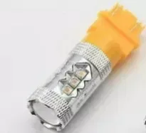 Лампа в поворот Led желтый в красном фонаре Osram 80W Янтарный USA США — фото 5