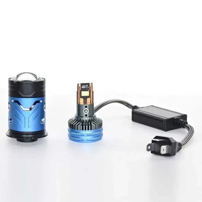 LED Міні-лінзи H4 F90 (Т92) Laser 140W Найпотужніше світло 2026 року! Гарантія — фото 3