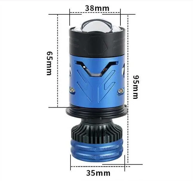 LED Міні-лінзи H4 F90 (Т92) Laser 140W Найпотужніше світло 2026 року! Гарантія — фото 5