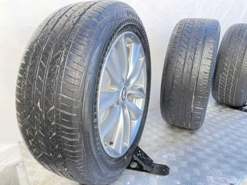 Легкосплавні диски Infiniti з гумою Bridgestone 225/55 R17 Розборка — фото 2