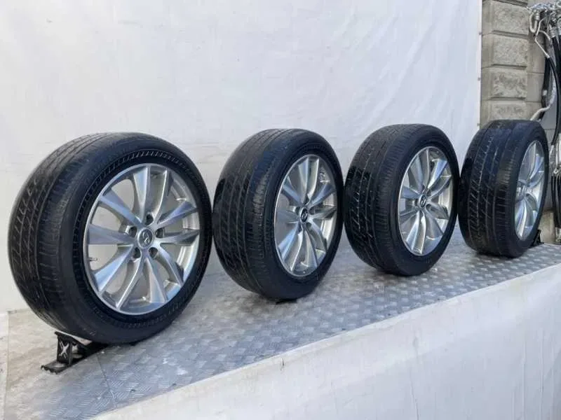 Легкосплавні диски Infiniti з гумою Bridgestone 225/55 R17 Розборка — фото 2