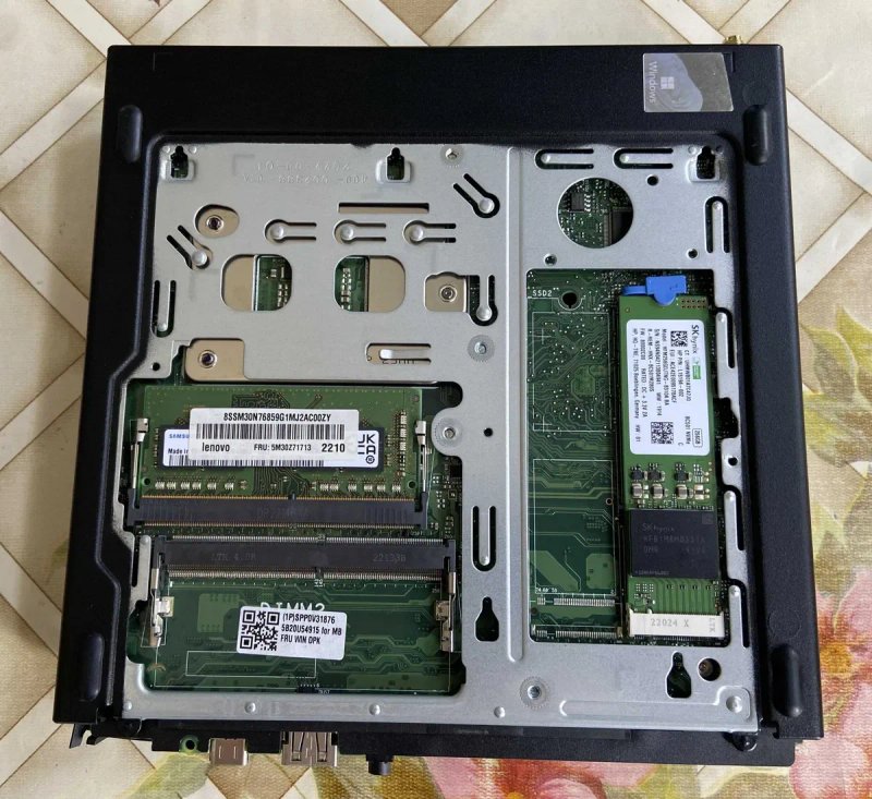 Lenovo ThinkCentre M70q — i5-10500T 16GB SSD 256GB M.2 NVMe WiFi+BT — Гарантія ФОП — фото 3