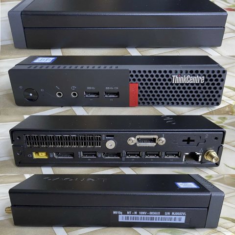 Lenovo ThinkCentre M910q Tiny — i5-7500T 8GB 128GB NVMe WiFi+BT Win11 Офіц UA — Гарантія ФОП