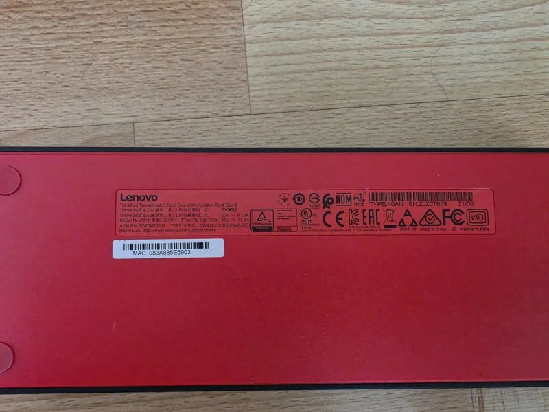 LENOVO ThinkPad Thunderbolt 3 Dock Gen2/Workstation Dock Gen2 — фото 5