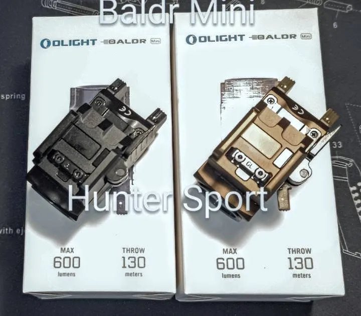 Ліхтар збройовий підствольний Olight Baldr MINI з ЛЦВ, Фонарь оружейный подствольный для АК/AR15/Glock/Sig Sauer — фото 8