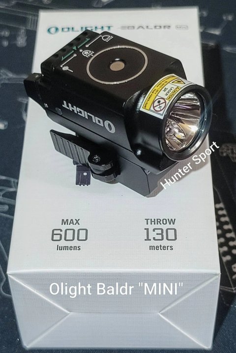 Ліхтар збройовий підствольний Olight Baldr MINI з ЛЦВ, Фонарь оружейный подствольный для АК/AR15/Glock/Sig Sauer