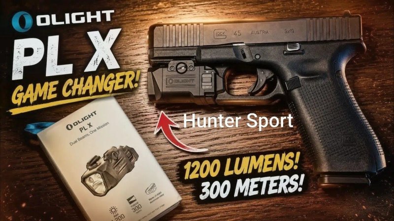 Ліхтар збройовий підствольний Olight PL X Matte black без ЛЦВ, Фонарь оружейный подствольный для АК/AR15/Glock/Sig Sauer — фото 2