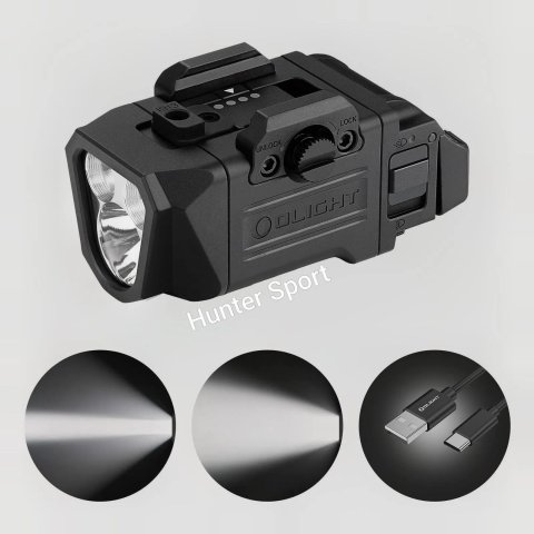 Ліхтар збройовий підствольний Olight PL X Matte black без ЛЦВ, Фонарь оружейный подствольный для АК/AR15/Glock/Sig Sauer