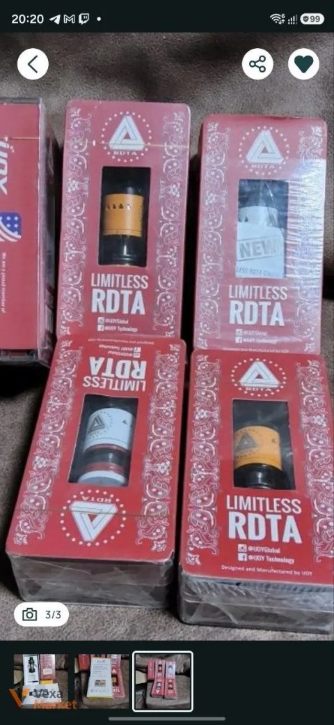 Limitless RDTA та інші атомайзери (дріпки)
