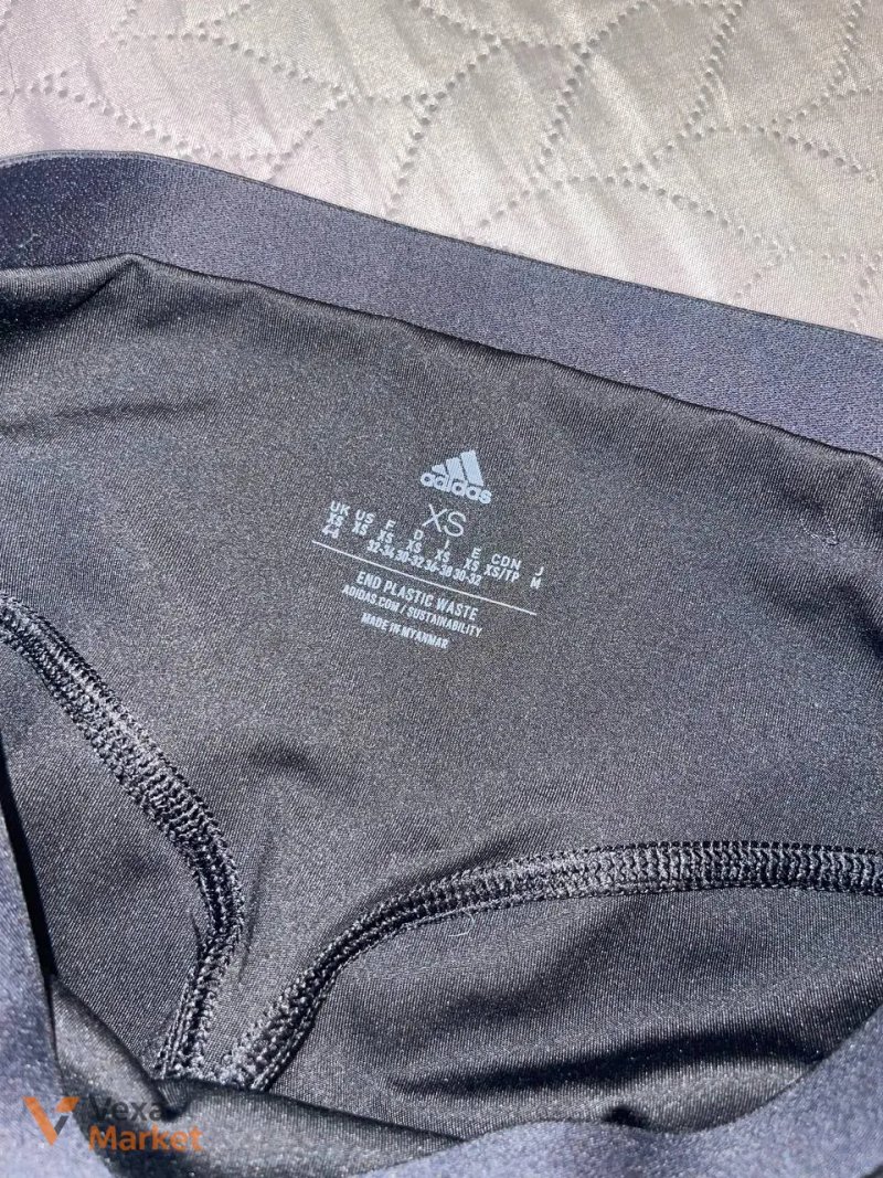 Лосини adidas жіночі чорні розмір XS — фото 3